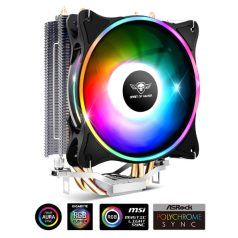   Spirit of Gamer CPU Cooler - CPU AIRCOOLER 120 MM ARGB (27dB; 2500 RPM; 1x12cm; aluminium/réz)