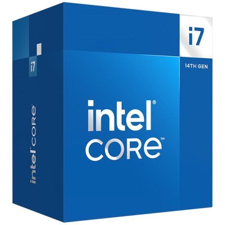 Intel Processzor - Core i7-14700 (2100Mhz 33MBL3 Cache 10nm 65W skt1700 Raptor Lake) BOX