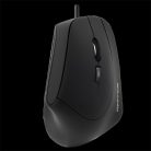 Advance Egér - VERTICAL PLUS MOUSE (1600 DPI, 6 gomb, ergonomikus, fekete)
