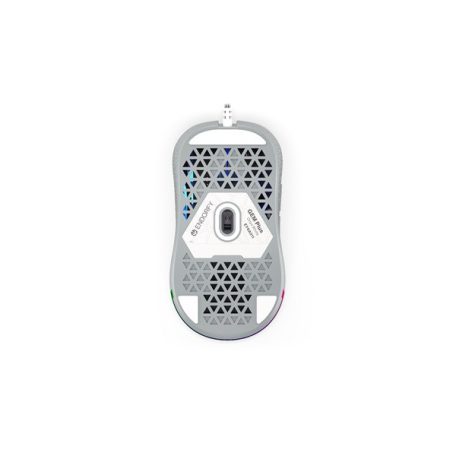 Endorfy Egér - GEM Plus Onyx (19 000 DPI, ARGB, PixArt chip, optikai, 1,8m, fehér)