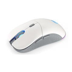   Endorfy Wireless Egér - Gem Plus Onyx (REV 1.0, 26 000 DPI, ARGB, PixArt chip, optikai, fehér)