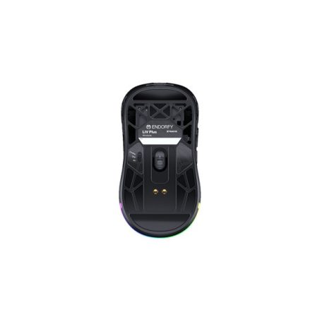Endorfy Wireless Egér - LIV Plus (Honeycomb, 26 000 DPI, ARGB, PixArt PAW3395, optikai, fekete) + dokkoló