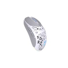   Endorfy Wireless Egér - LIV Plus Onyx White (Honeycomb, 26 000 DPI, ARGB, PixArt PAW3395, optikai, fehér) + dokkoló