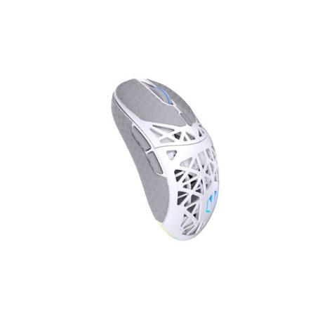 Endorfy Wireless Egér - LIV Plus Onyx White (Honeycomb, 26 000 DPI, ARGB, PixArt PAW3395, optikai, fehér) + dokkoló