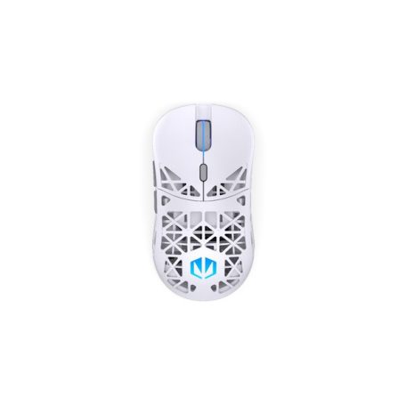 Endorfy Wireless Egér - LIV Plus Onyx White (Honeycomb, 26 000 DPI, ARGB, PixArt PAW3395, optikai, fehér) + dokkoló