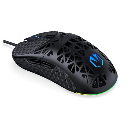 Endorfy Egér - LIV (Honeycomb, 8000 DPI, ARGB, PixArt PAW3311, optikai, 1,8m, fekete)