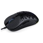 Endorfy Egér - LIV (Honeycomb, 8000 DPI, ARGB, PixArt PAW3311, optikai, 1,8m, fekete)