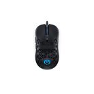 Endorfy Egér - LIV (Honeycomb, 8000 DPI, ARGB, PixArt PAW3311, optikai, 1,8m, fekete)