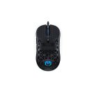 Endorfy Egér - LIV (Honeycomb, 8000 DPI, ARGB, PixArt PAW3311, optikai, 1,8m, fekete)