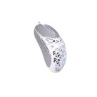 Endorfy Egér - LIV Onyx White (Honeycomb, 8000 DPI, ARGB, PixArt PAW3311, optikai, 1,8m, fehér)