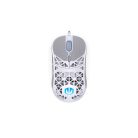 Endorfy Egér - LIV Onyx White (Honeycomb, 8000 DPI, ARGB, PixArt PAW3311, optikai, 1,8m, fehér)