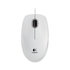   Logitech Egér - B100 (Vezetékes, Optikai,USB, 800 DPI, OEM, fehér)
