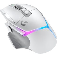   Logitech Egér - G502 X Plus Lightspeed (Vezeték nélküli, Gaming, Optikai, USB, 10 gombos, 25600 DPI, fehér)