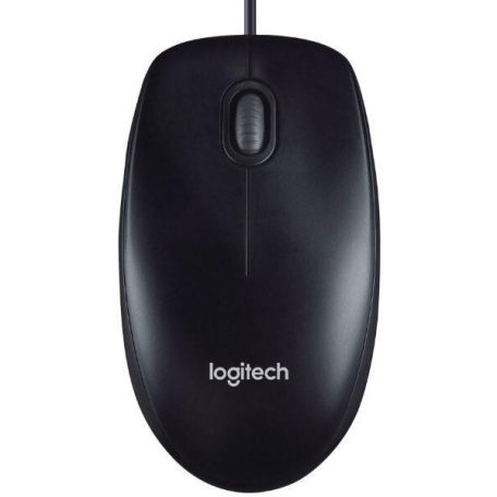 Logitech Egér - M100 (Vezetékes, Optikai, USB, 1000 DPI, fekete)