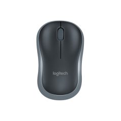   Logitech Egér - M185 (Vezeték nélküli, Optikai, Notebook, 1000 DPI, szürke)