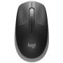   Logitech Egér - M190  (Vezeték nélküli, teljes méretű, Optikai, USB, középszürke-fekete)