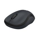 Logitech Egér - M220 (Vezeték nélküli, Optikai, 1000 DPI, SILENT, grafitszürke)