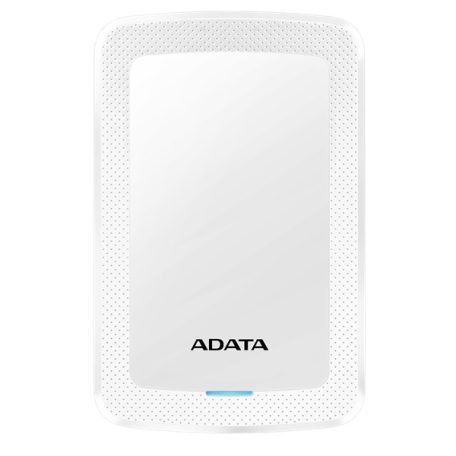 ADATA Külső HDD 2.5" - 1TB HV300 (USB3.1, LED, Slim, Fehér)