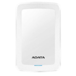 ADATA Külső HDD 2.5" - 2TB HV300 (USB3.1, LED, Slim, Fehér)