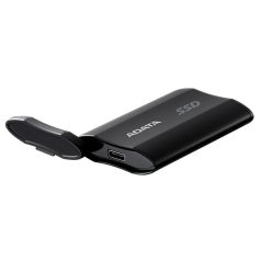   ADATA Külső SSD 500GB - SD810 (USB 3.2 Gen.2x2, R/W: 2000/2000 MB/s, IP68, Fekete)