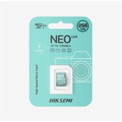 Hikvision HIKSEMI MicroSD kártya - NEO LUX 512GB microSDXC™, Class 10 and UHS-I, 3D NAND (r/w: 100 / 70MB, V30)