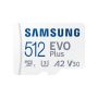   Samsung MicroSD kártya - 512GB MB-MC512SA/EU (EVO PLUS, microSDXC, UHS-I, R160, adapter, 512GB)