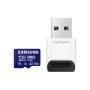   Samsung MicroSDXC kártya - 128GB MB-MD128SB/WW (PRO PLUS kártyaolvasóval, UHS-I, R180/W130, 128GB)