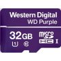   Western Digital MicroSD kártya - 32GB (microSDHC™, SDA 6.0, 24/7 működtetés, Purple)