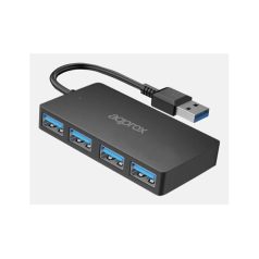 APPROX USB HUB - USB3.0 4in1 HUB (4db USB3.0) Fekete