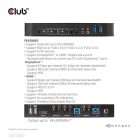 Club 3D KVM Switch - CSV-7210 (Dual DisplayPort, 4K60Hz, HDMI, KVM, IR távirányító)