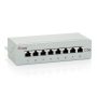   Equip Patch Panel - 227308 (8 port, Cat5e, 1U, árnyékolt, szürke)