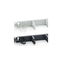   Equip Rackszekrény Kiegészítő - 327311 (Kábel rendező panel, Gyűrű panel, 1U(19"), fekete)