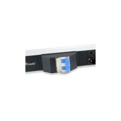   Equip Hálózati Elosztó - 333312 (C14, 6x Schuko, Rack 1U, biztosíték, 1,8m kábel, aluminium, fekete)