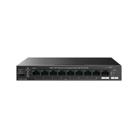 IP-COM Switch PoE - G1110PF-8-120W (9x1Gbps; 1x SFP; 8x af/at PoE port; 110W, 20Gbps)