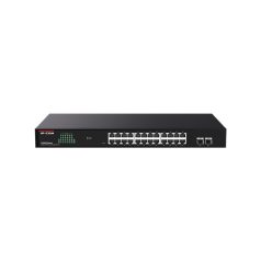   IP-COM Switch Menedzselhető - G2226F (24x1Gbps + 2x1Gbps SFP;  52Gbps; Rack)