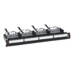   Legrand Patch panel - Cat5e, UTP, 24 portos, 1U, árnyékolatlan (4x6xRJ45 modulok) gyorscsatlakozók, LCS3