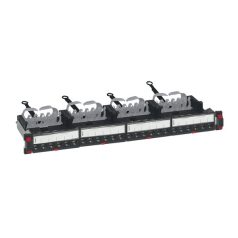   Legrand Patch panel - Cat6A, STP, 24 portos, 1U, árnyékolt, (4x6xRJ45 modulok) gyorscsatlakozók, LCS3
