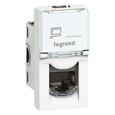 Legrand Program Mosaic LCS2 RJ45 aljzat Cat 6 UTP 1 modul fehér