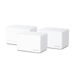   Mercusys Mesh WiFi AX3000 - Halo H80X (2 pack; 574Mbps 2,4GHz + 2402Mbps 5GHz; 3x 1Gbps; WPA3)
