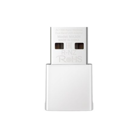 Mercusys Hálózati adapter WiFi AC1300 - MA30N (867Mbps 5GHz + 400Mpbs 2,4GHz; USB2.0; WPA3)