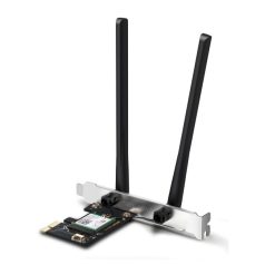   Mercusys Hálózati adapter WiFi AXE3000 - MA80XE (PCIe; 2402Mbps 5GHz + 574Mpbs 2,4GHz; BT5.2; WPA3)