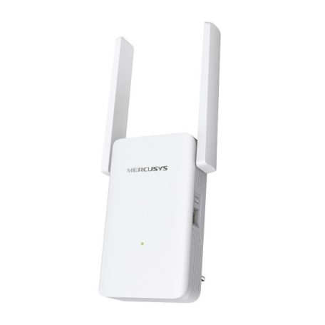 Mercusys Range Extender WiFi AX3000 - ME80X (2402Mbps 5GHz + 574Mbps 2,4GHz; 1x1Gbps; 2 állítható antenna; WPS)
