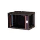 Equip Fali Rackszekrény - EPM-07-6045-B-CBAA (19", 7U, 600x450mm, előre szerelt, fekete)
