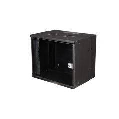   Equip Fali Rackszekrény - EWM-09-5440-B (19", 9U, 540x400mm, lapra szerelt, fekete)