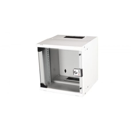 Equip Fali Rackszekrény - EWM-06-3030-G (10", 6U, 300x300mm, lapra szerelt, szürke)