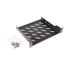   Equip Rackszekrény kiegészítő - EZFS-10-1-20-B (Fix polc, 10", 1U, Mélység: 200mm, fekete)