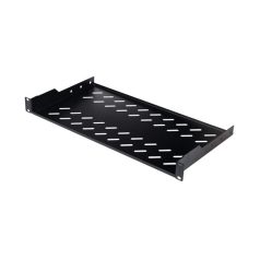   Equip Rackszekrény kiegészítő - EZFS-19-1-40-B (Fix polc, 19", 1U, Mélység: 250mm, fekete)