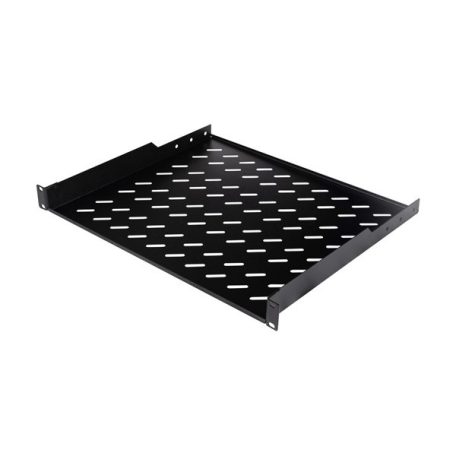 Equip Rackszekrény kiegészítő - EZFS-19-1-60-B (Fix polc, 19", 1U, Mélység: 400mm, fekete)