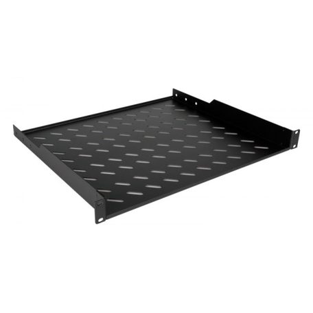 Equip Rackszekrény kiegészítő - EZFS-19-1-60-B (Fix polc, 19", 1U, Mélység: 400mm, fekete)