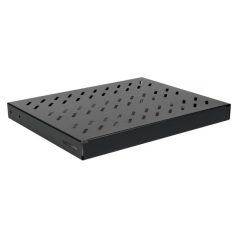   Equip Rackszekrény kiegészítő - EZVS-19-1-35-B (Fix polc, 19", 1U, Mélység: 350mm, fekete)